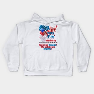 Independence Day Corona Kids Hoodie